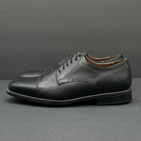 Johnston & Murphy XC4 Black Cap Toe Oxford Leather Comfort 15-241 Size 12M main image 10